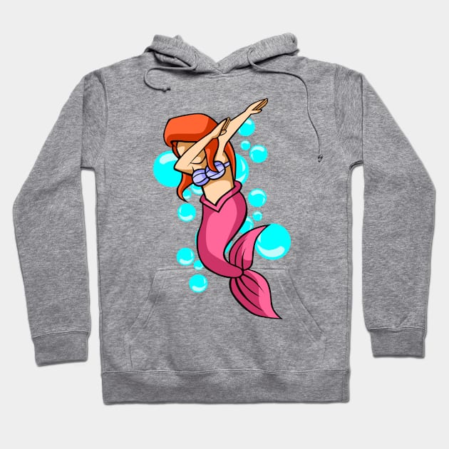 Dabbing Mermaid Hoodie by teevisionshop